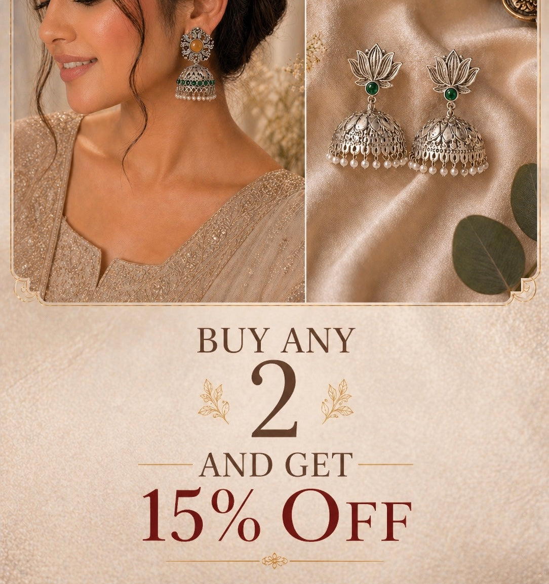 BUY ANY2 AND GET 15% OFF