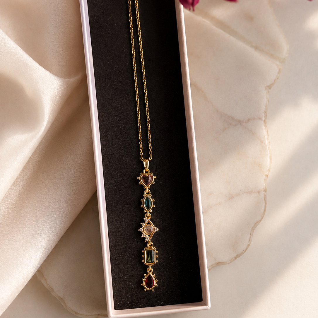 Celestia Charm Pendant Necklace