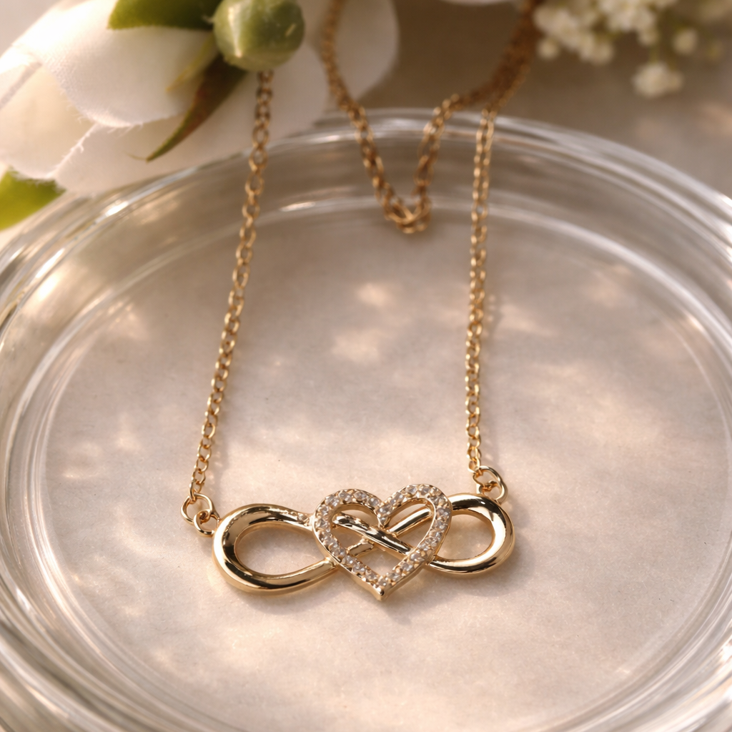 Infinity Heart Grace Necklace