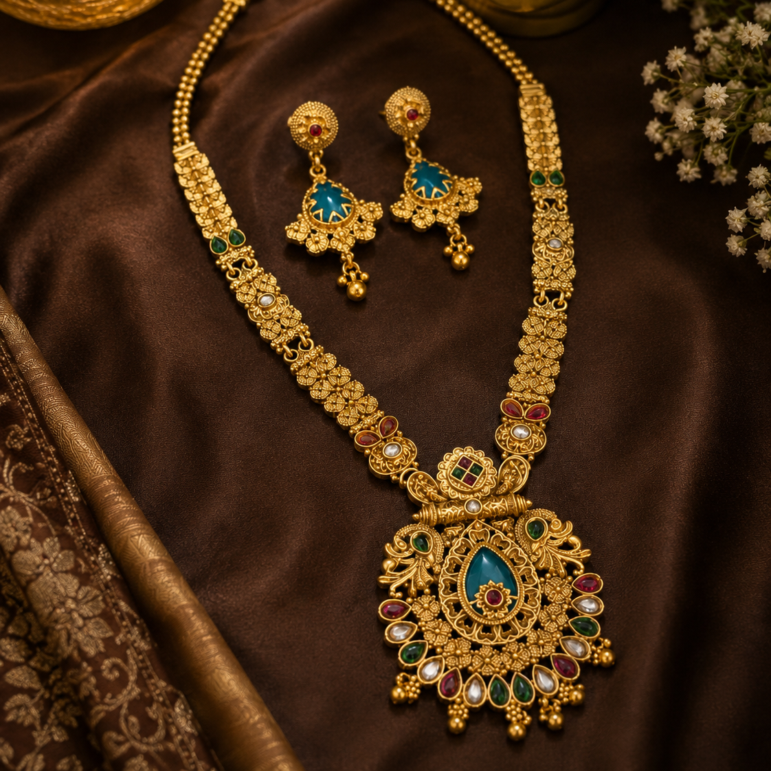 Sumanasa Rajsi Haar Set