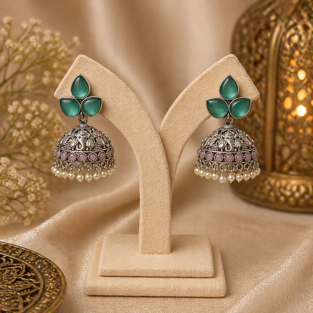 Meher Mint Jhumka