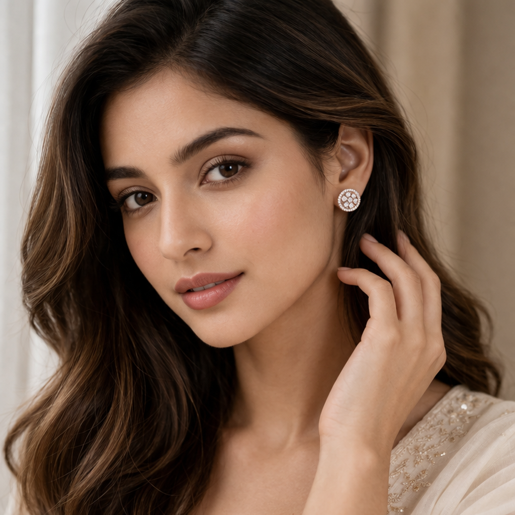 Anti Tarnish Celeste Bloom Studs