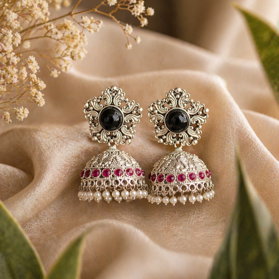 Noir Chandrika Jhumkas