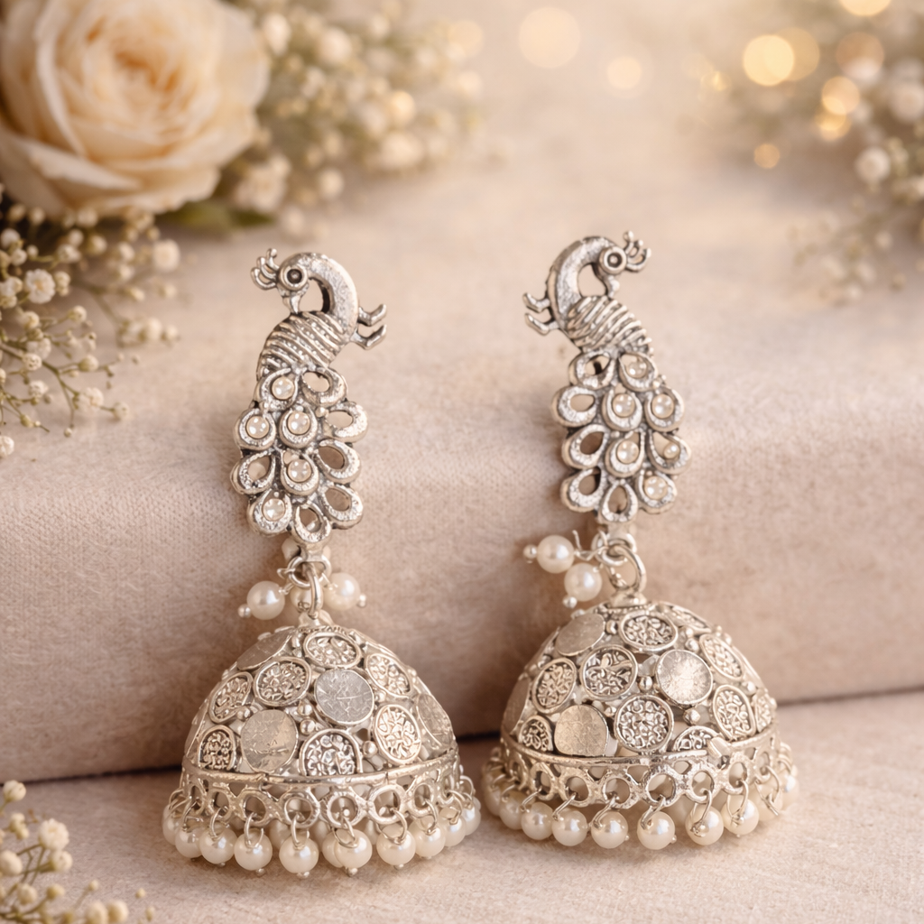 Rajsi Mayur Jhumka