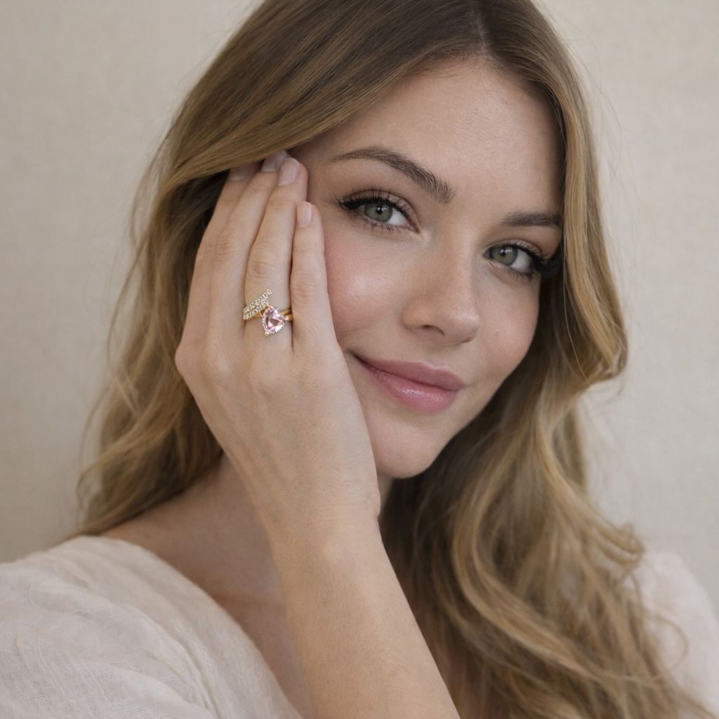 Pink Heart Ring