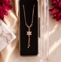 Anti tarnish Aurora Bloom Pendant Necklace