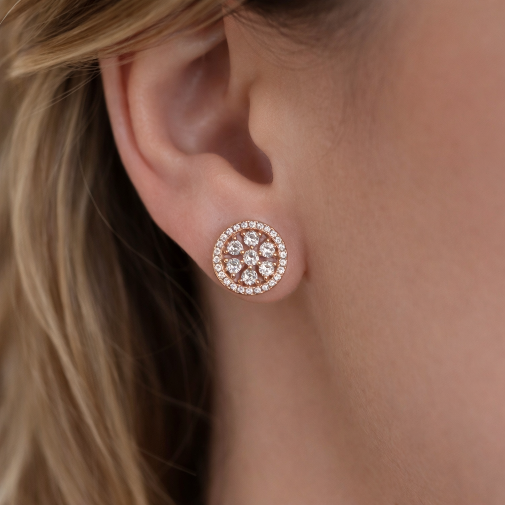 Anti Tarnish Celeste Bloom Studs
