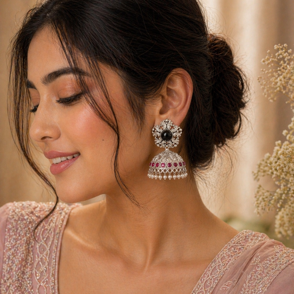 Noir Chandrika Jhumkas