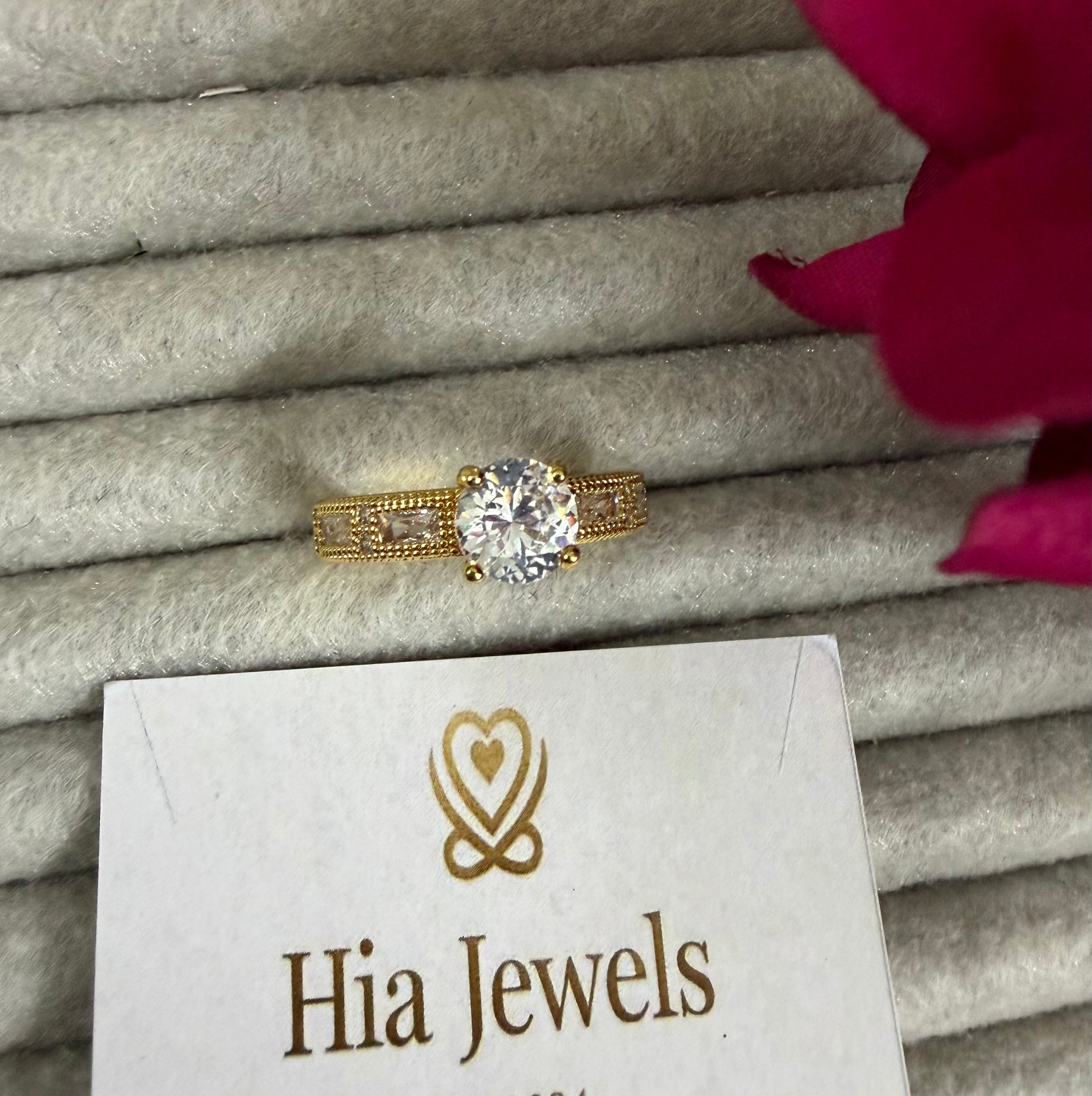 Adjustable Solitaire Ring