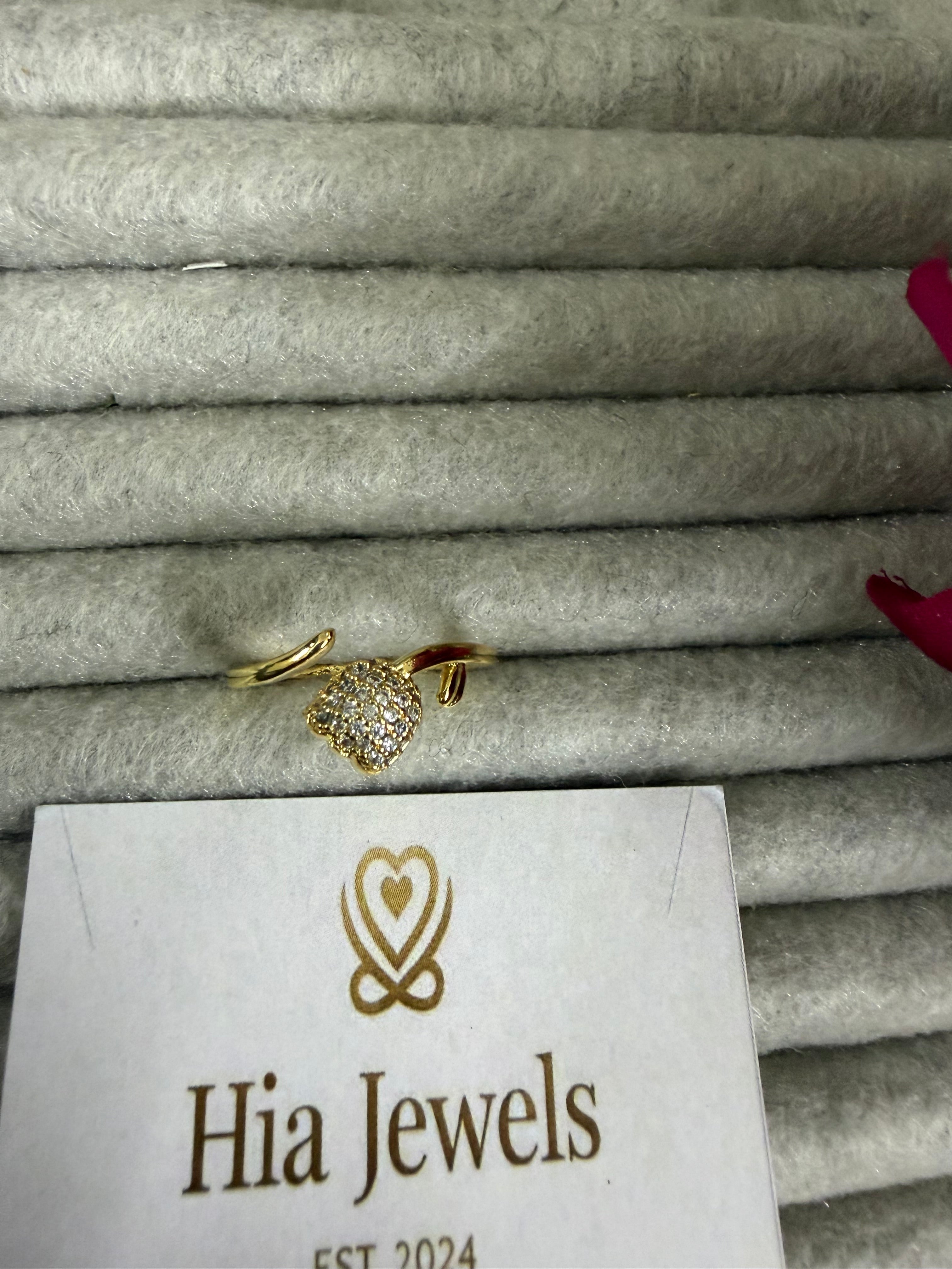 Adjustable Rose Ring