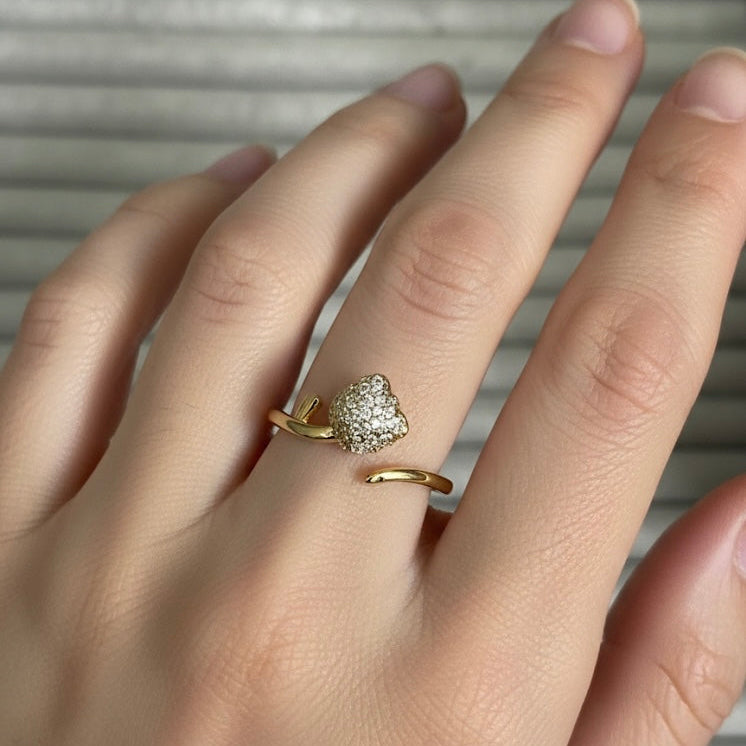 Adjustable Rose Ring