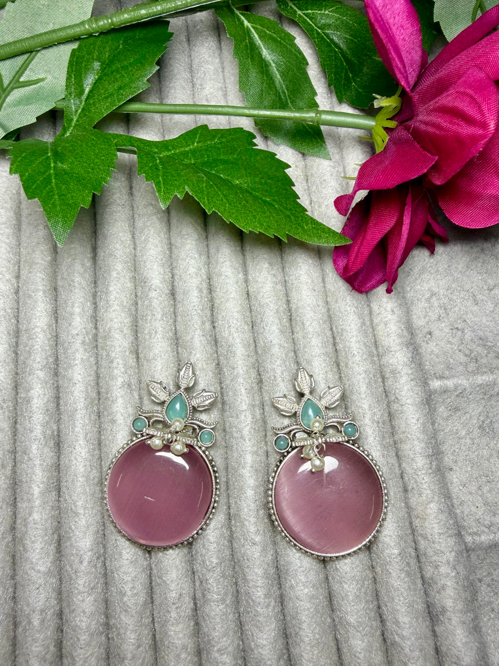 Vintage Pink Earrings