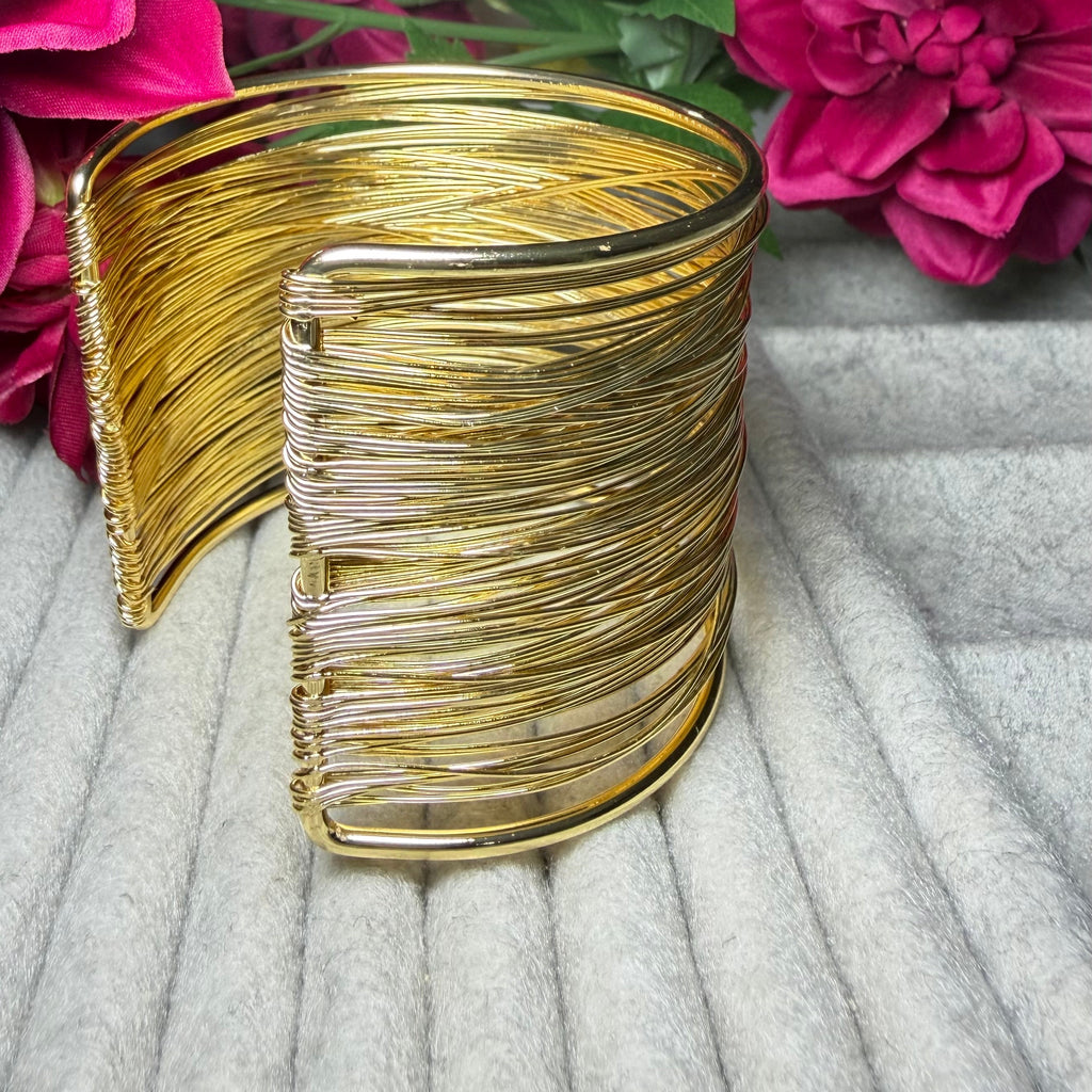 Antitarnish Wired Cuff Bracelet