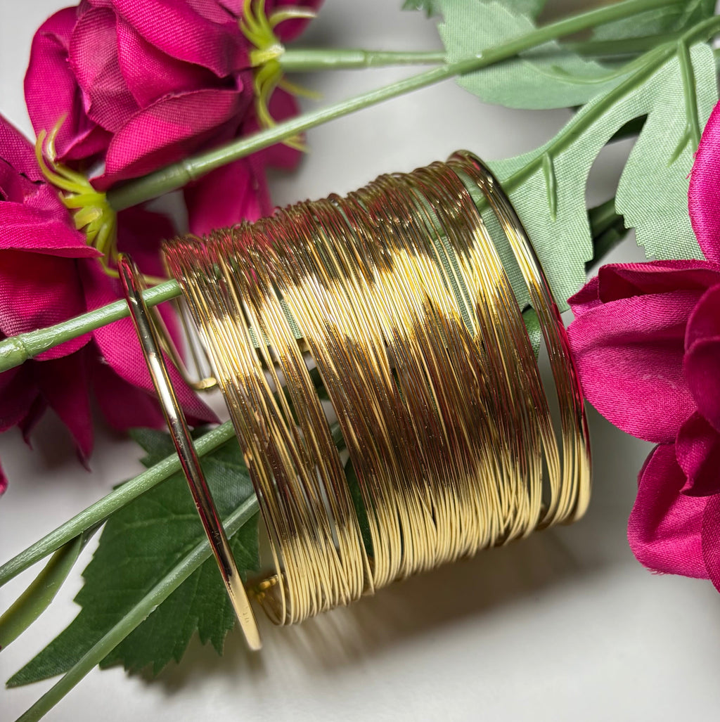 Antitarnish Wired Cuff Bracelet