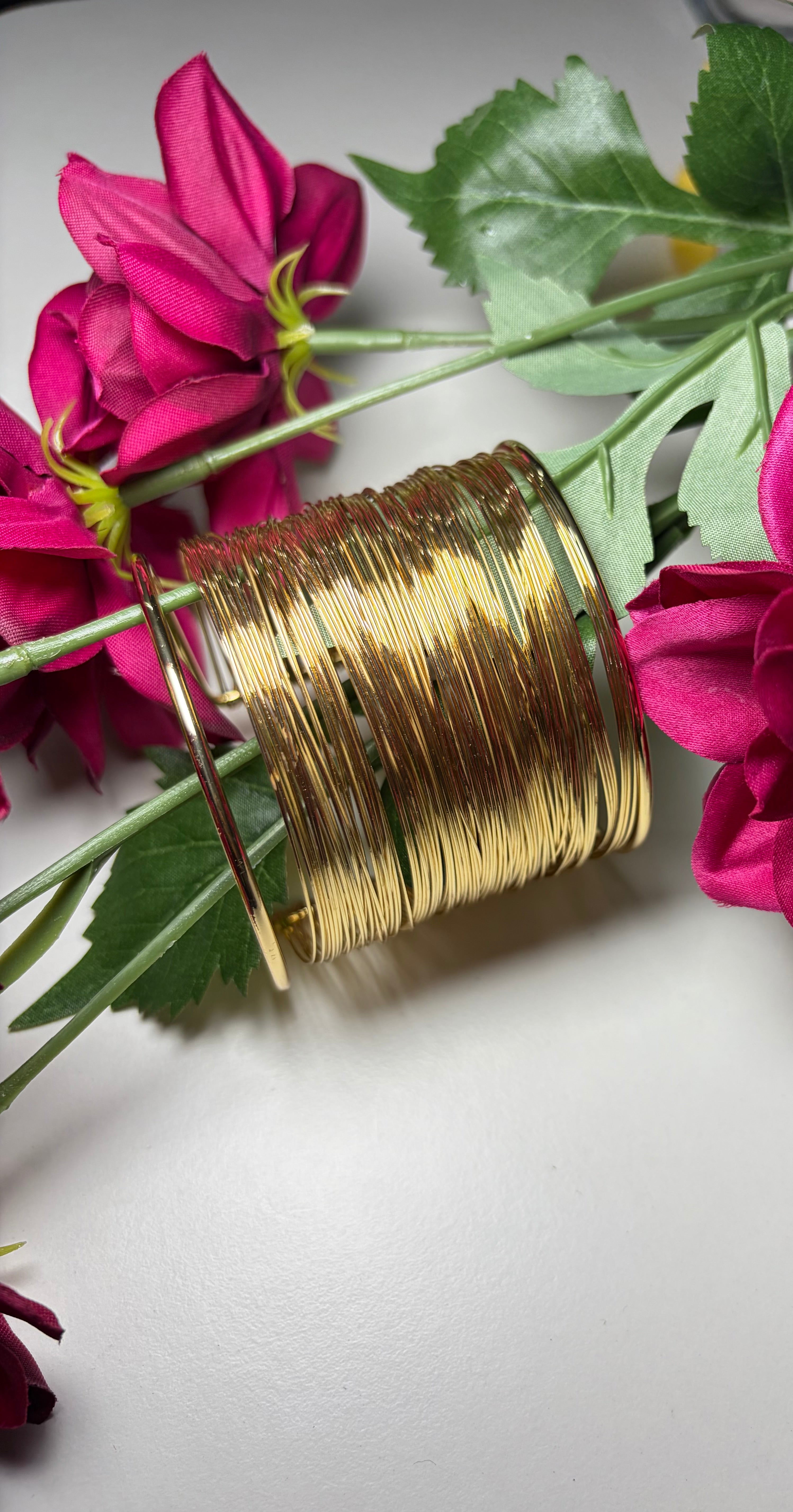 Antitarnish Wired Cuff Bracelet