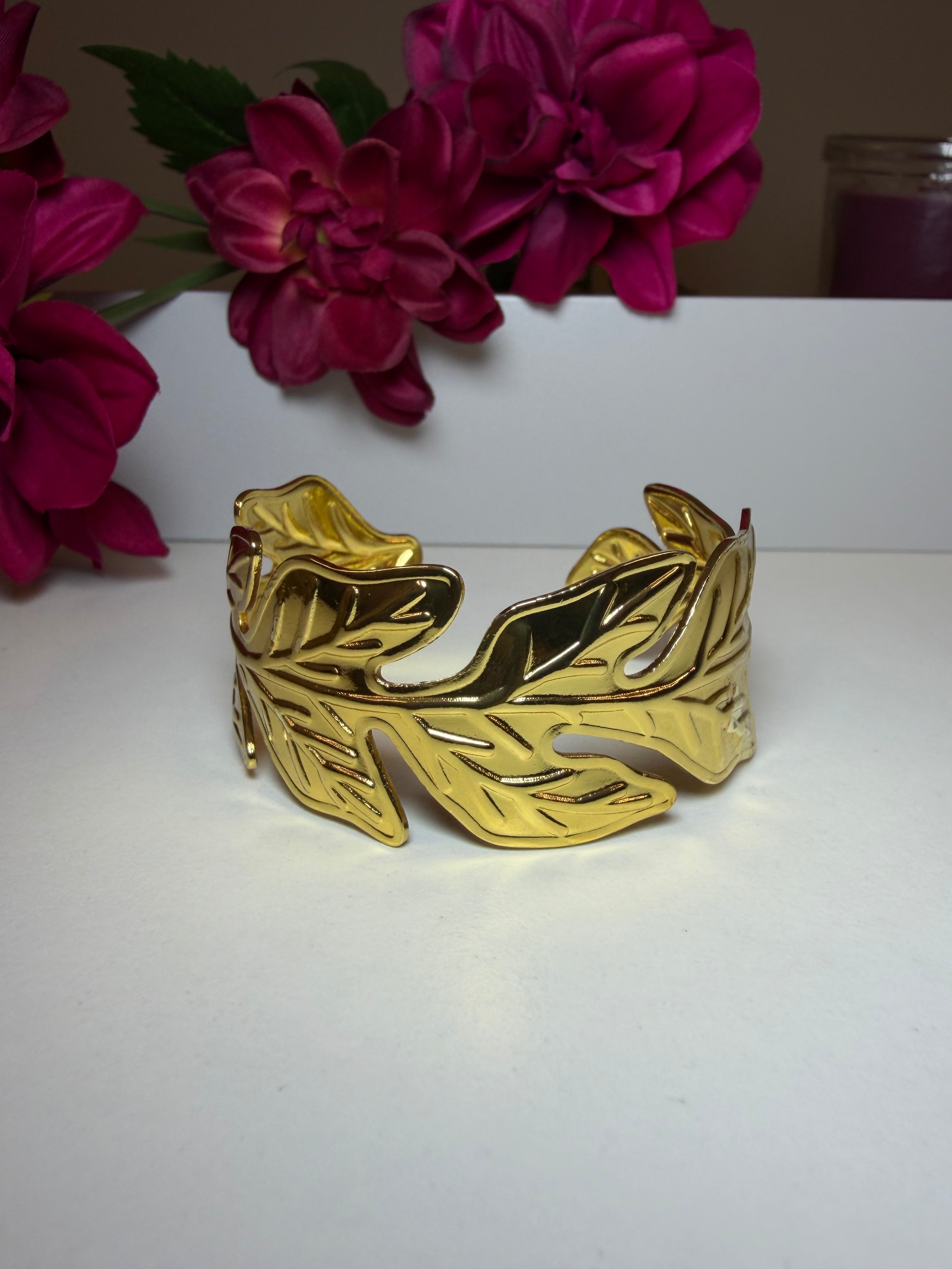 Nature Inspired Cuff Bracelet