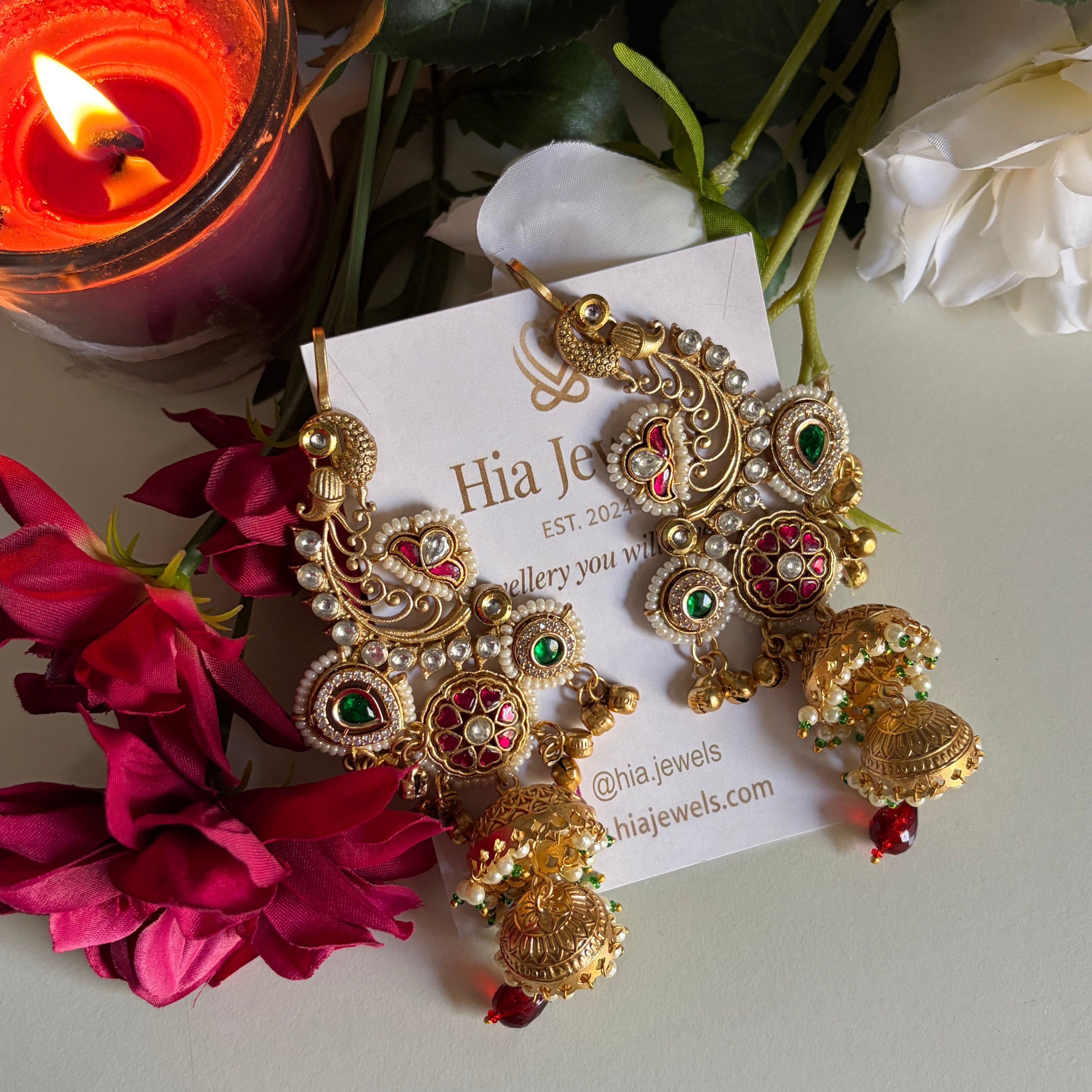 Noor -E- Mor Earcuffs