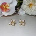 Ivory Bloom Studs