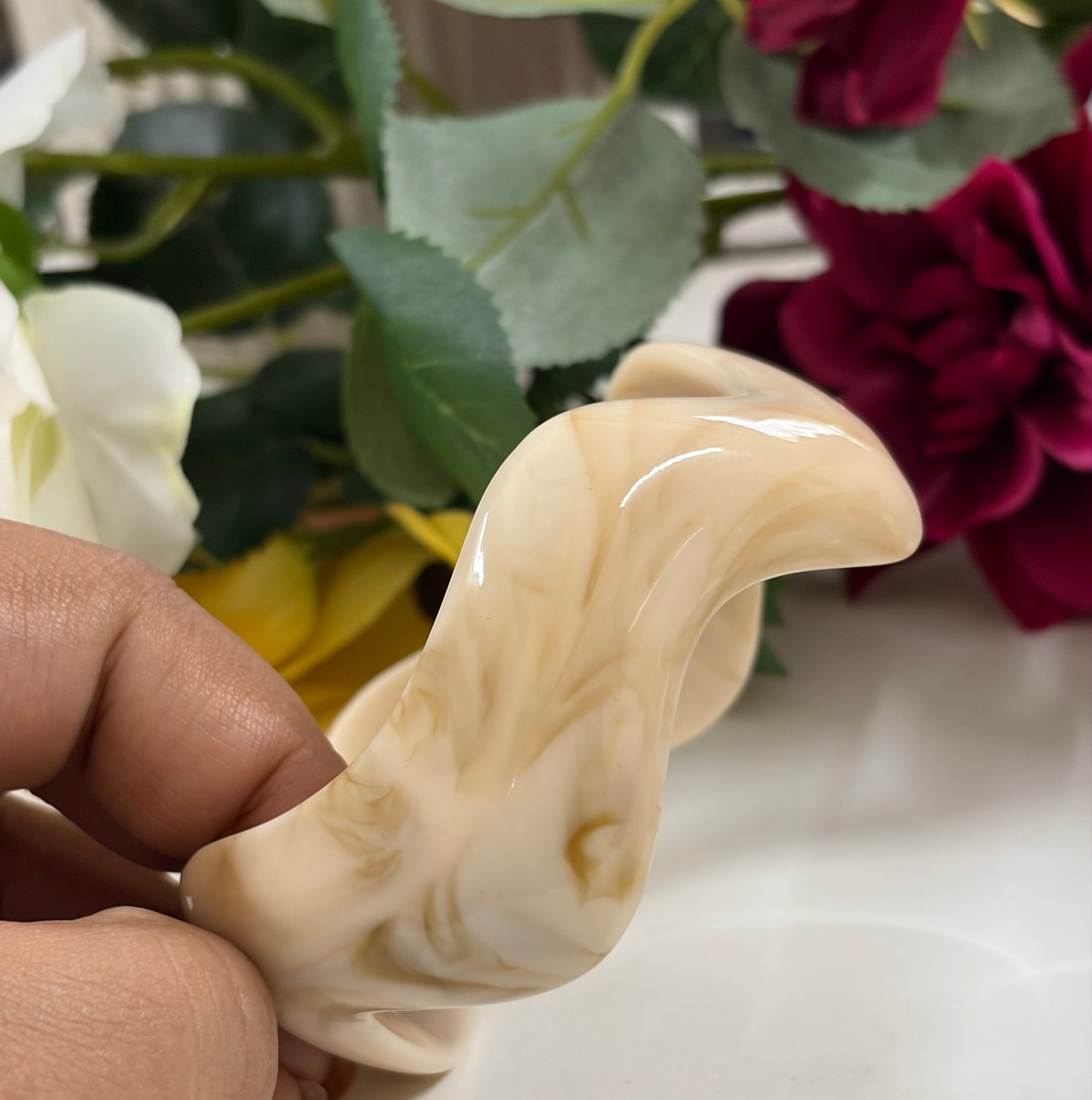 Ivory Drift Wave Bangle