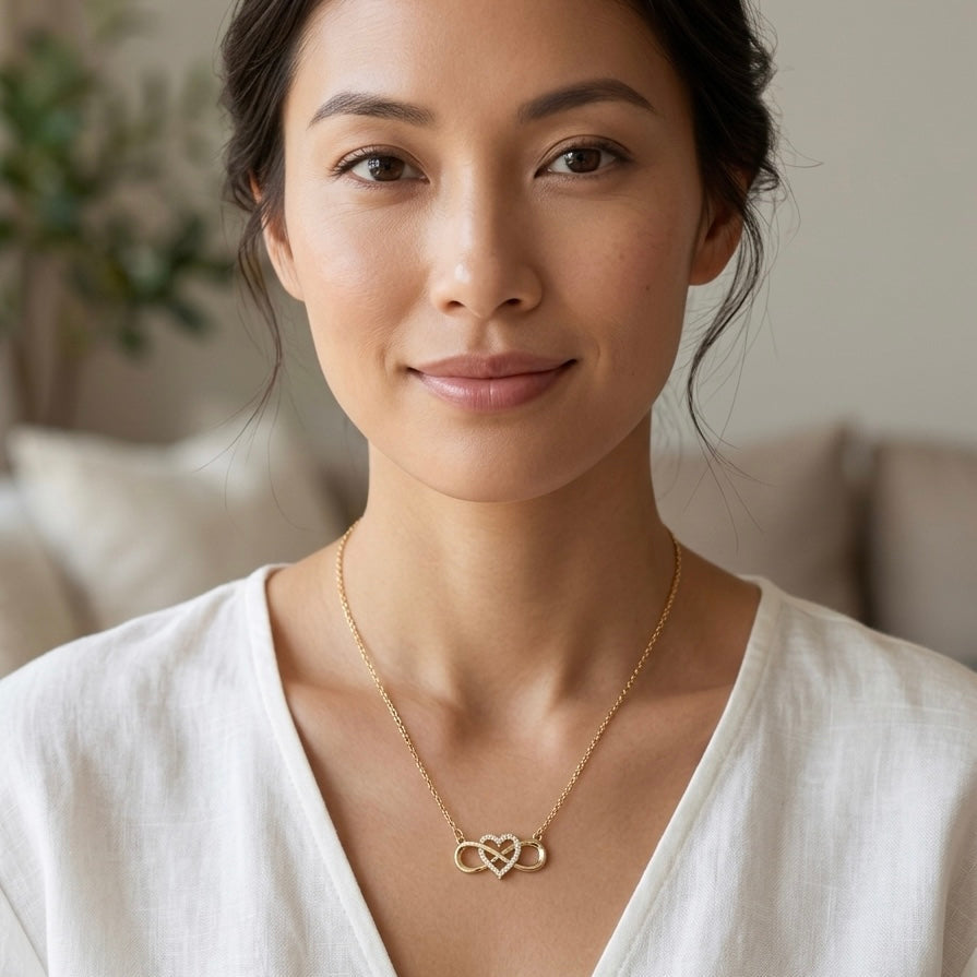 Infinity Heart Grace Necklace