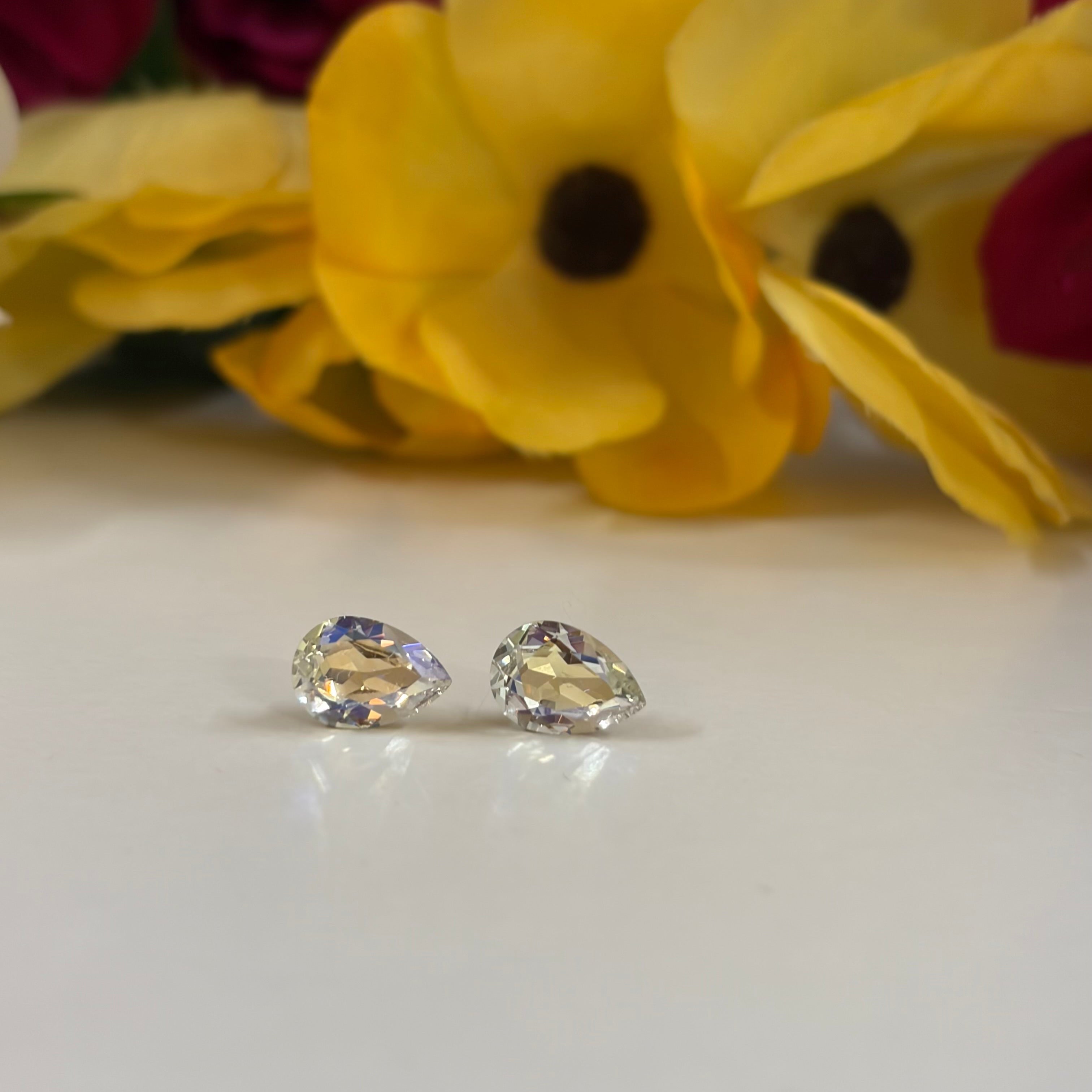 Celeste Prism Teardrop Studs