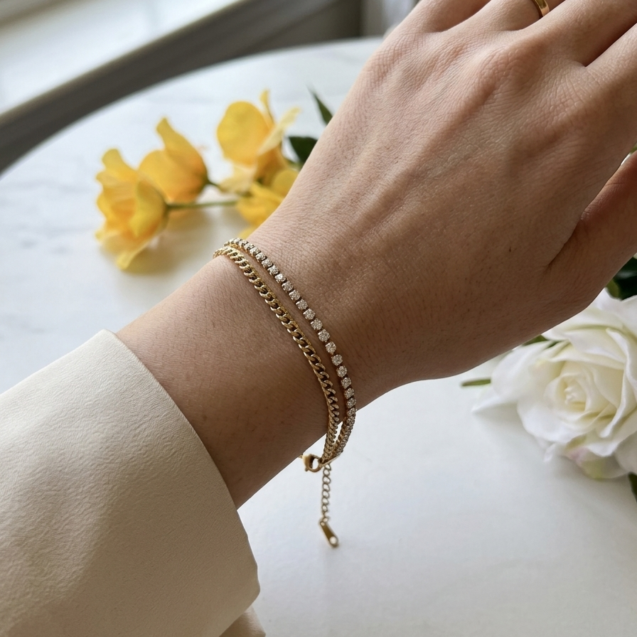 Dual Glow Elegance Bracelet