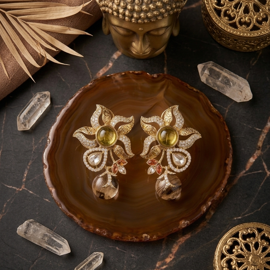 Sumanasa Surya Bloom Earrings