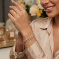 Celeste Baguette Tennis Bracelet