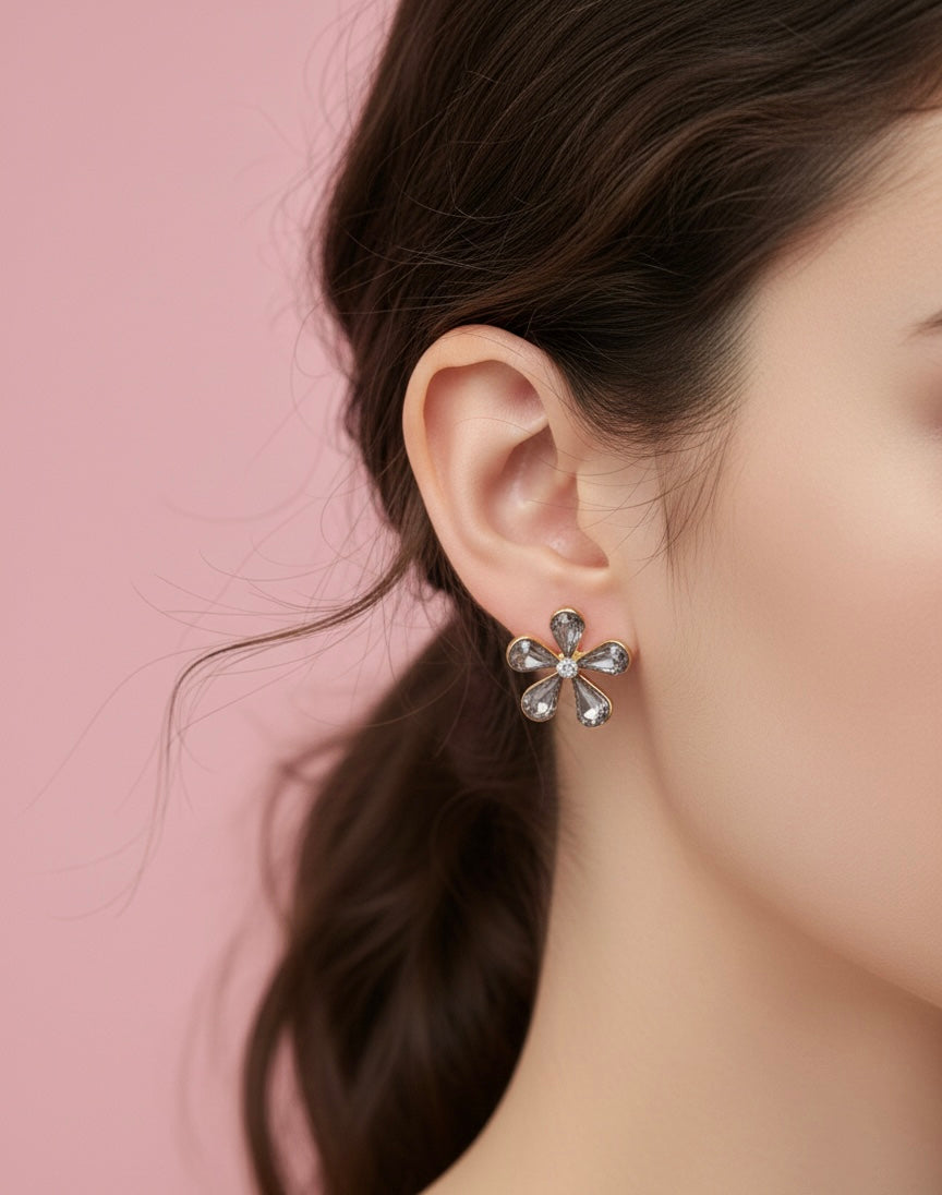 Flower earrings