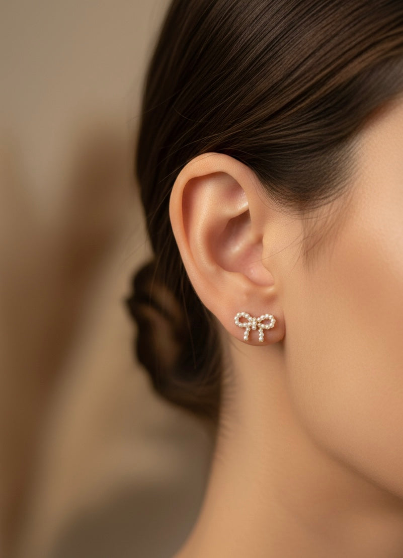 Stud Bow Earrings