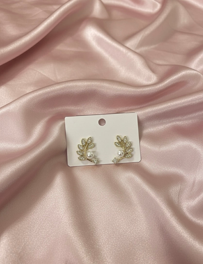 Gold Leaf Earrings