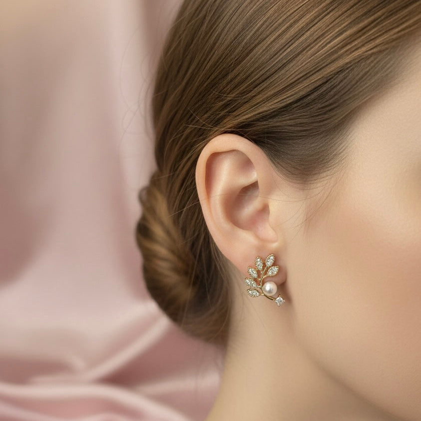 Gold Leaf Earrings
