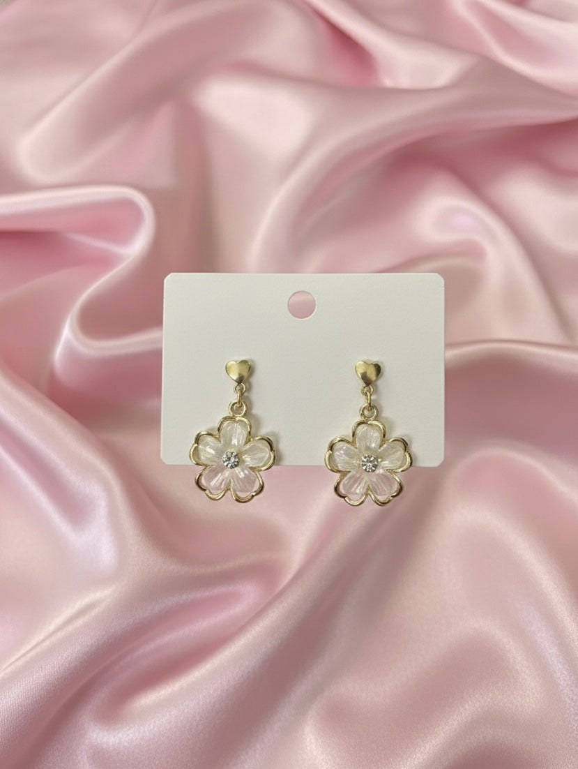Flower Drop Earrings