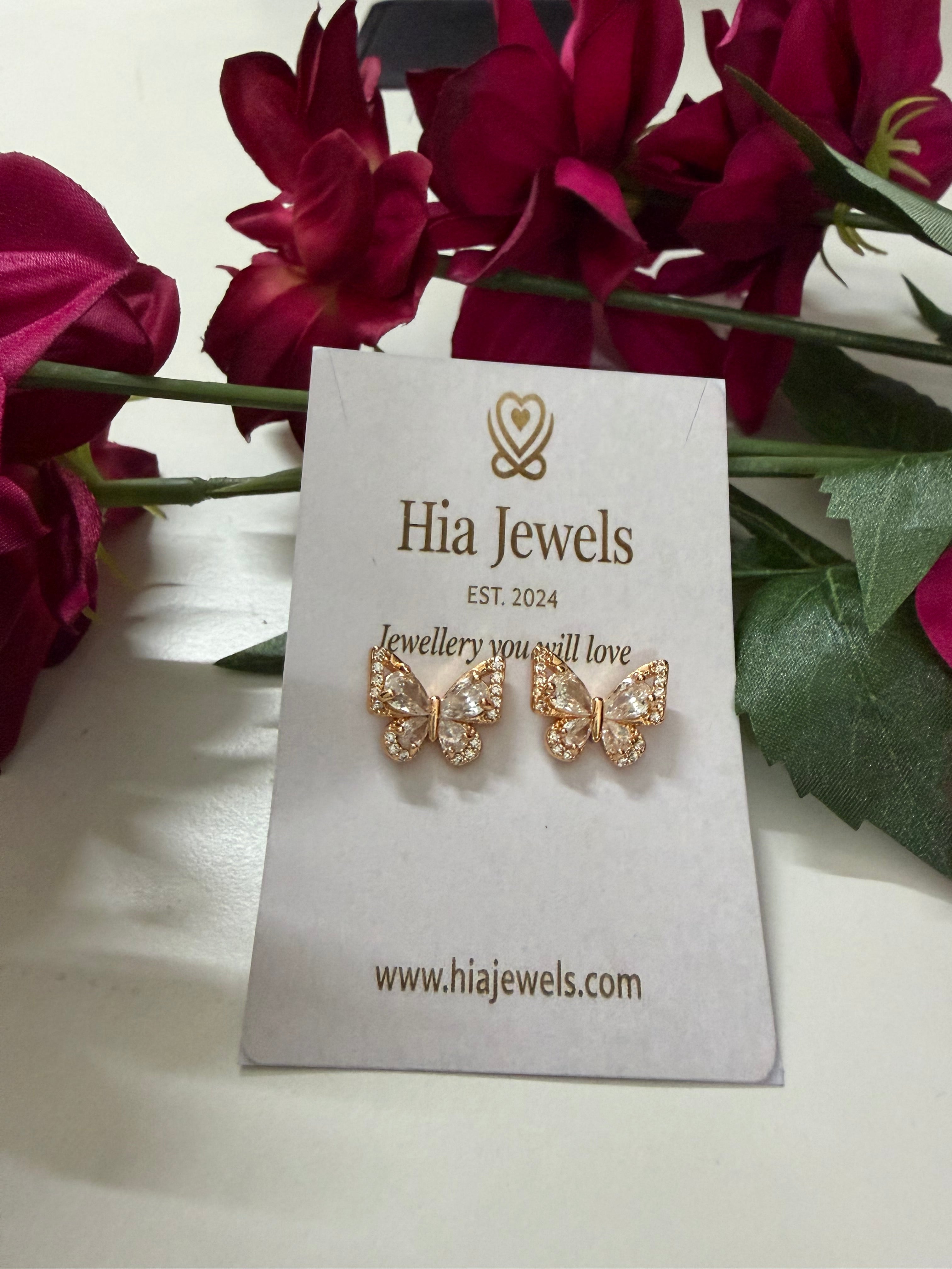 Butterfly Stud Earrings