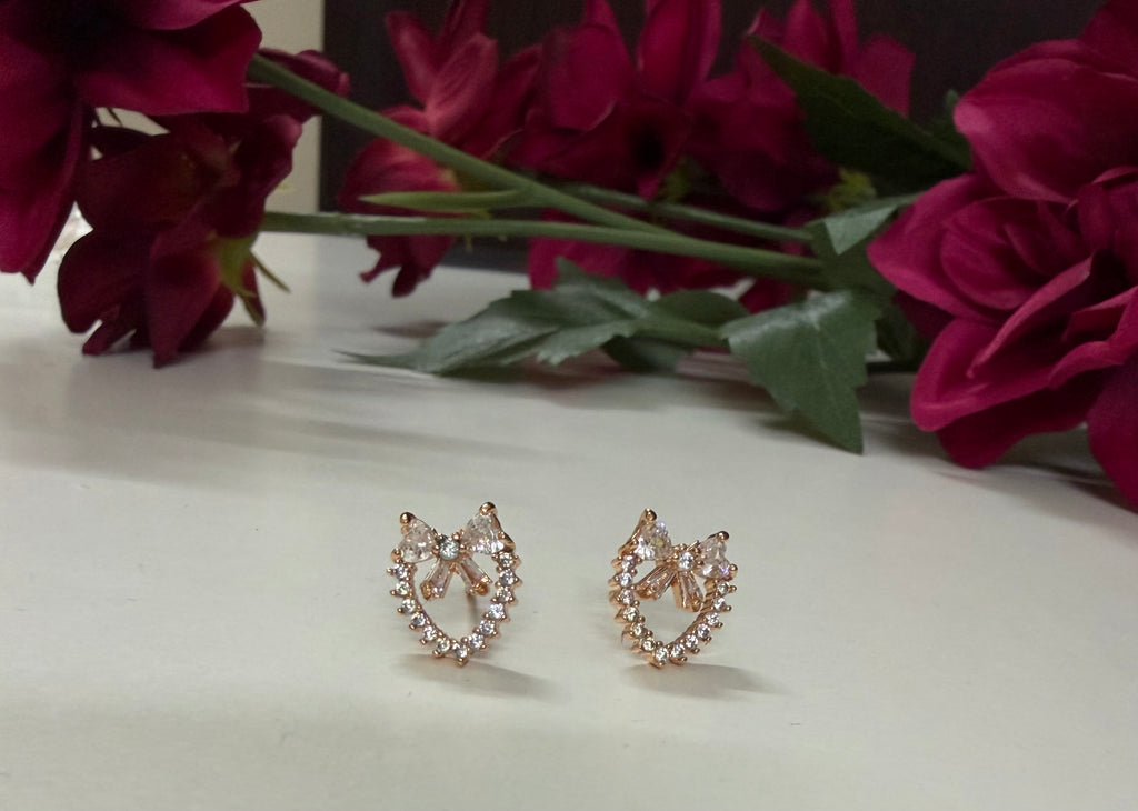 Heart Stud Earrings
