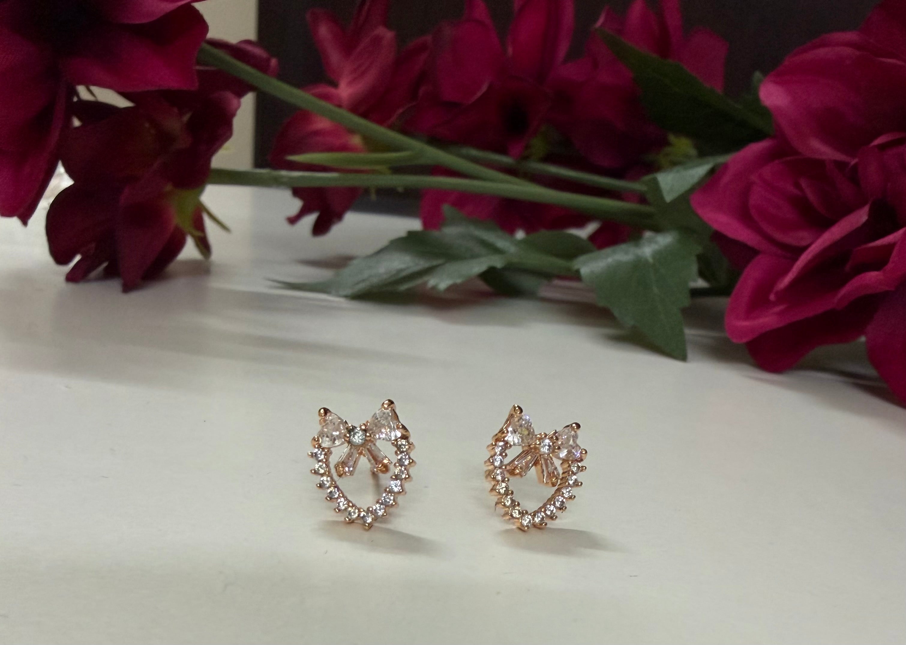 Heart Stud Earrings