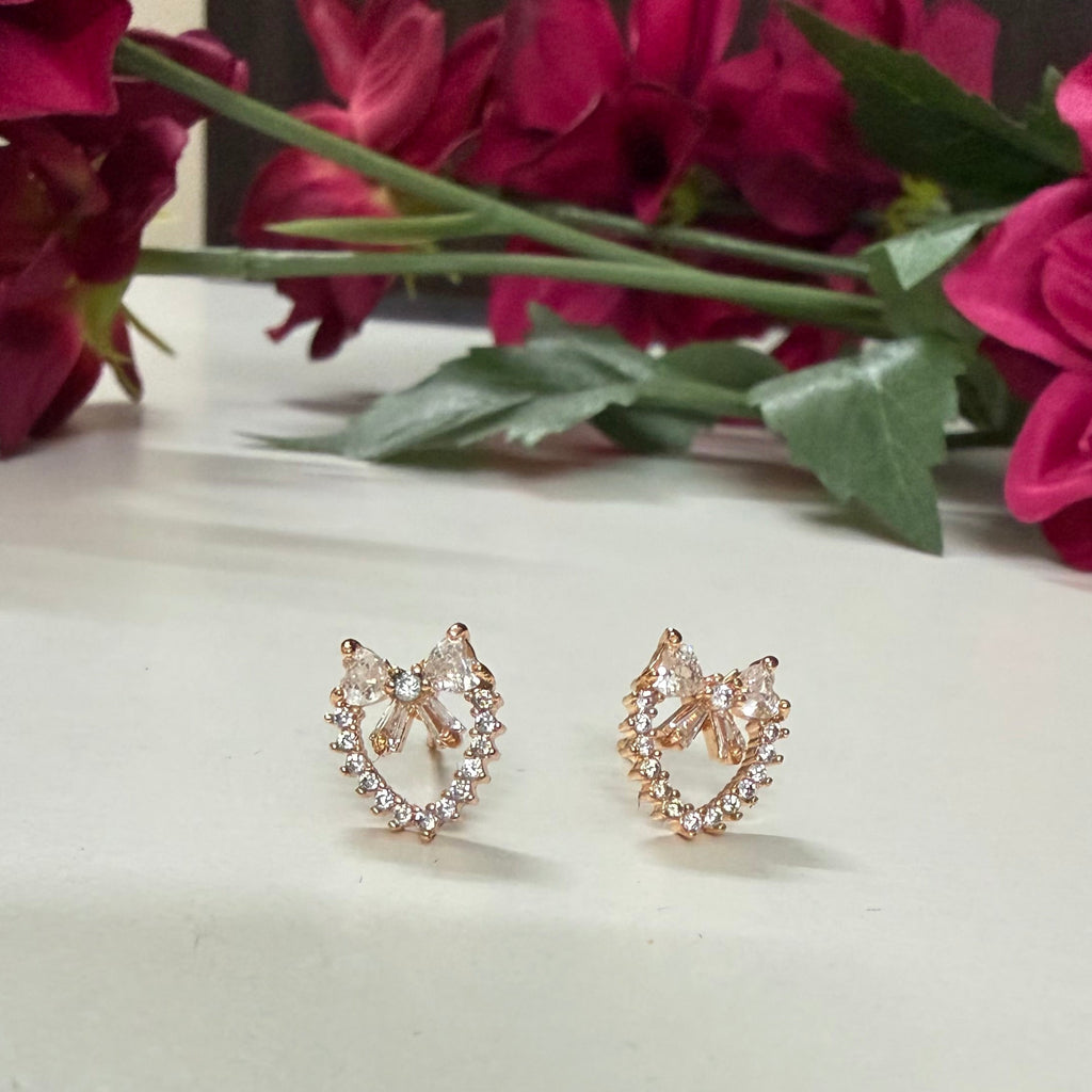 Heart Stud Earrings