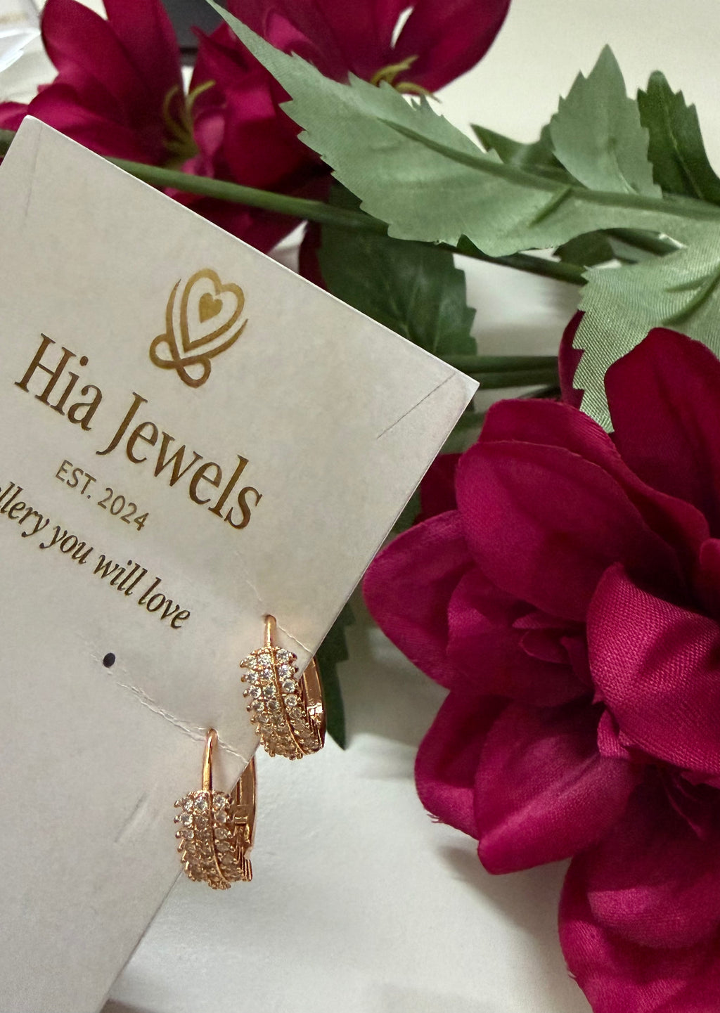 Golden Hoop Earrings