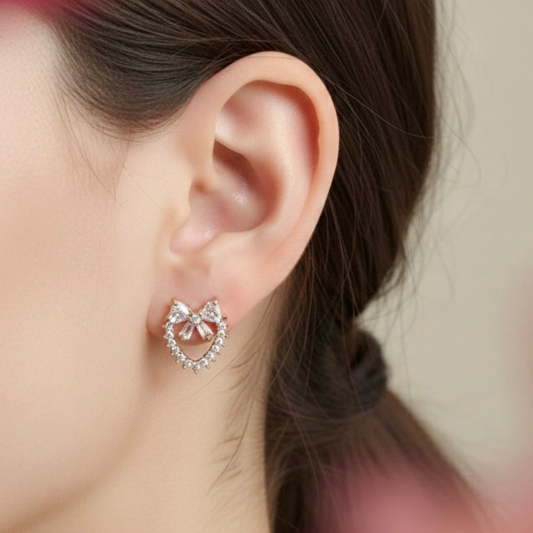 Heart Stud Earrings