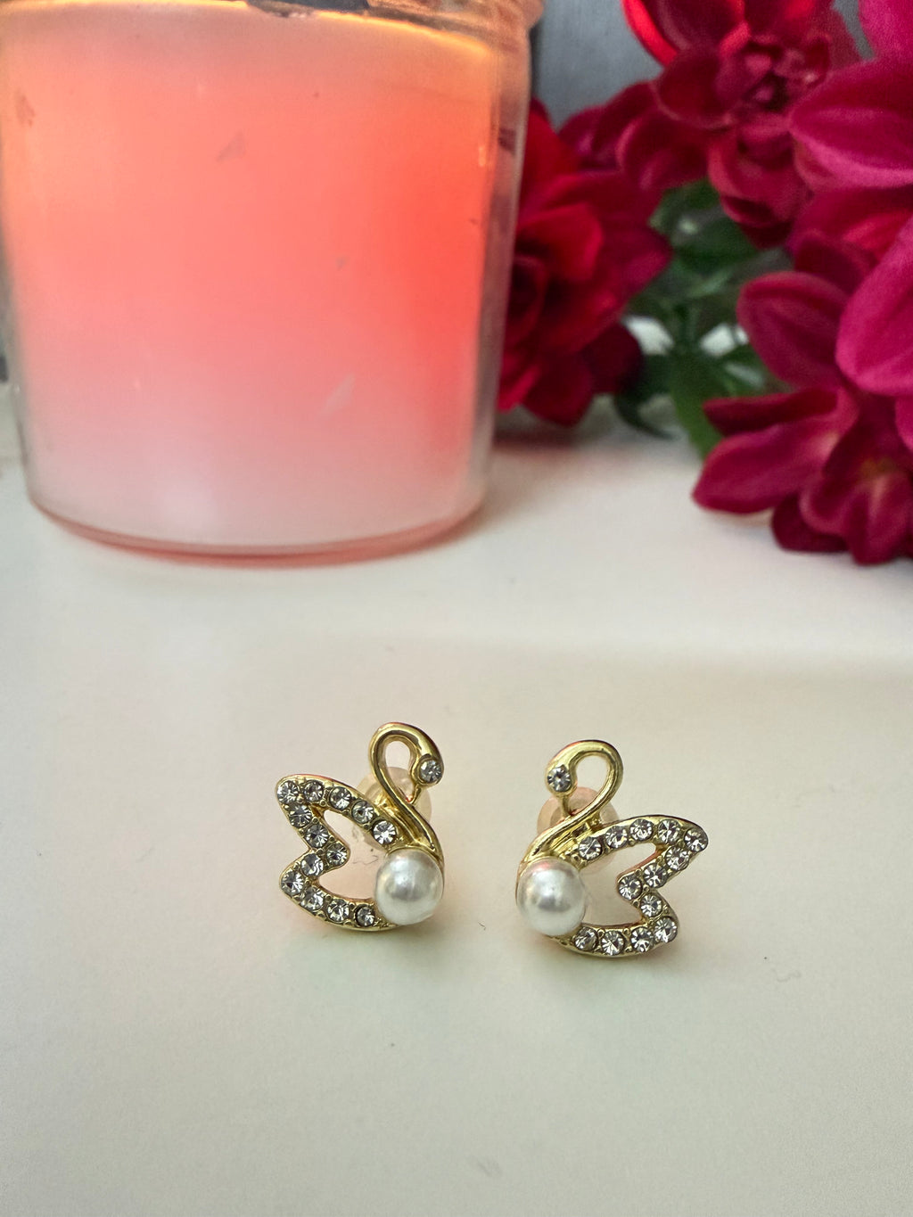 Graceful Swan Earrings