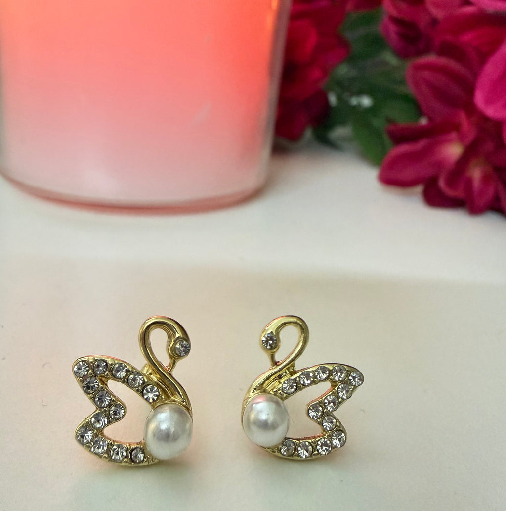 Graceful Swan Earrings