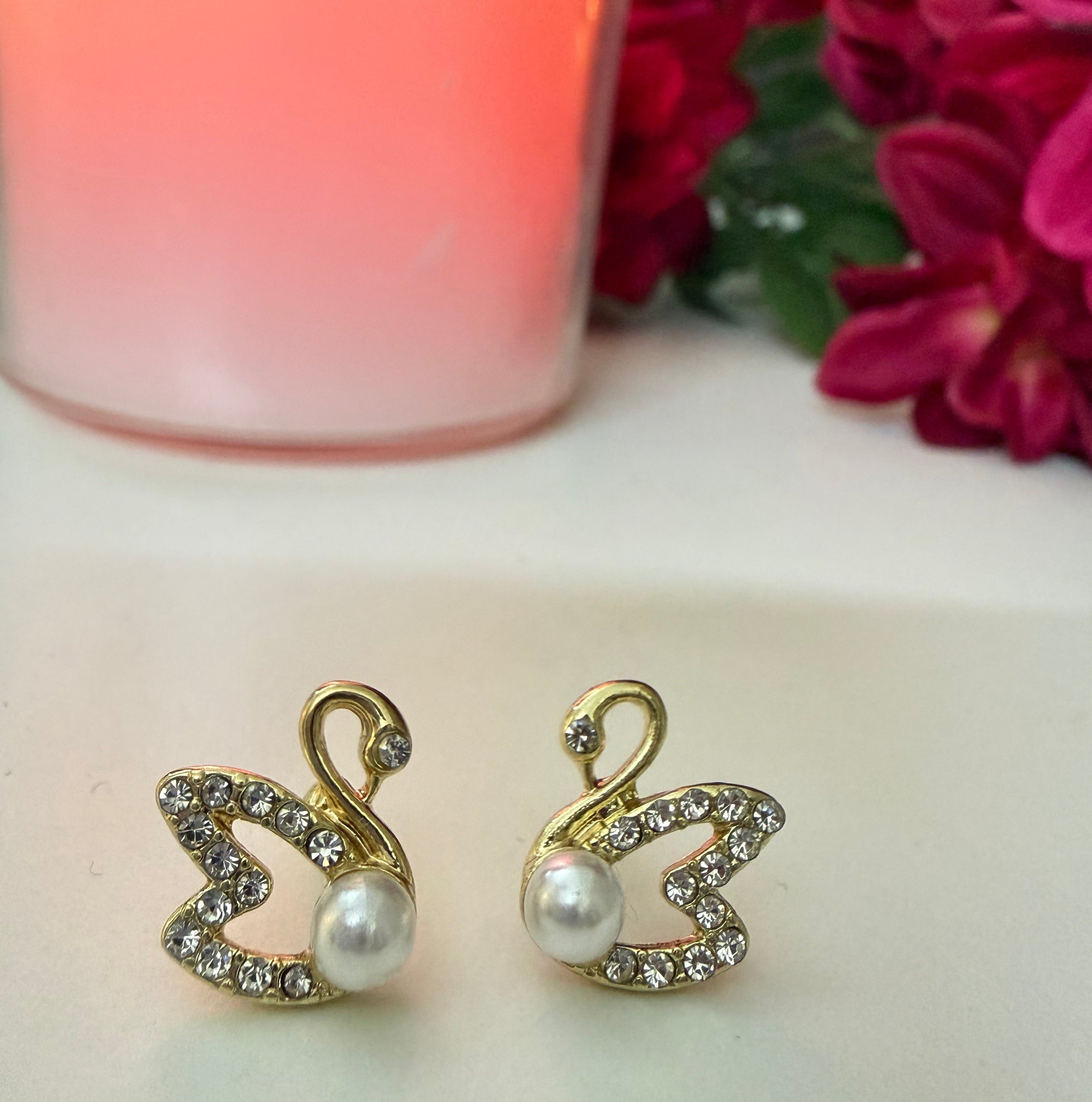 Graceful Swan Earrings