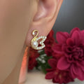 Graceful Swan Earrings