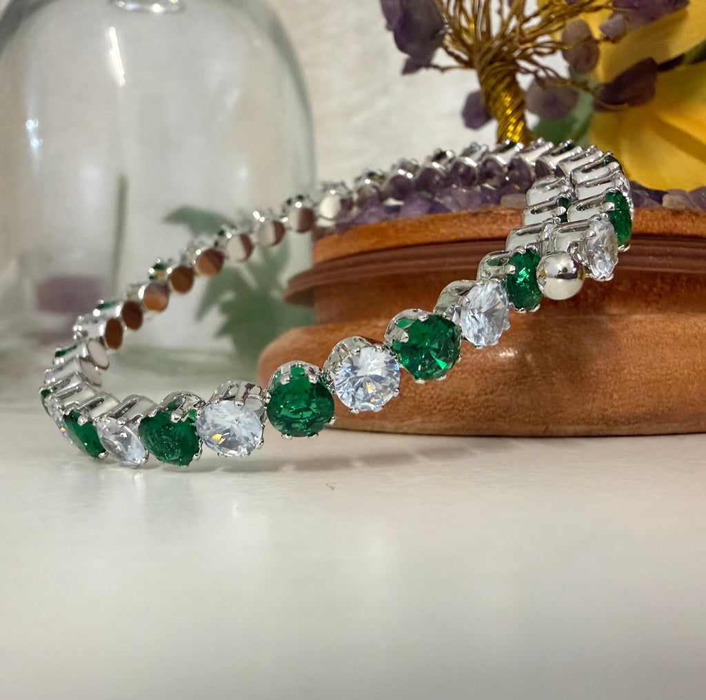 Emerald White Bracelet