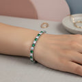 Emerald White Bracelet