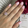 Adjustable Vibrant Pastel Pink Ring