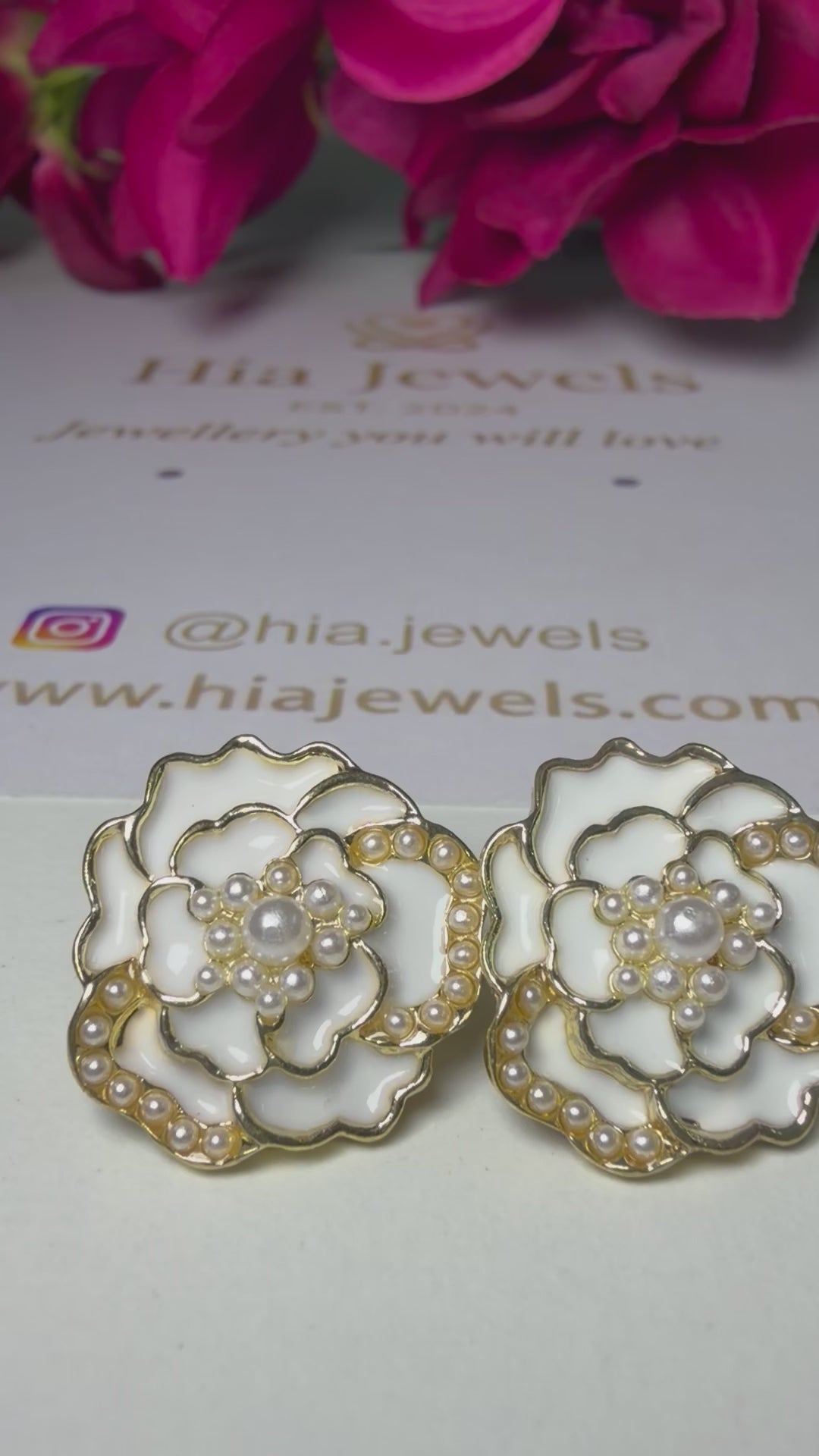 Layered Flower Earrings