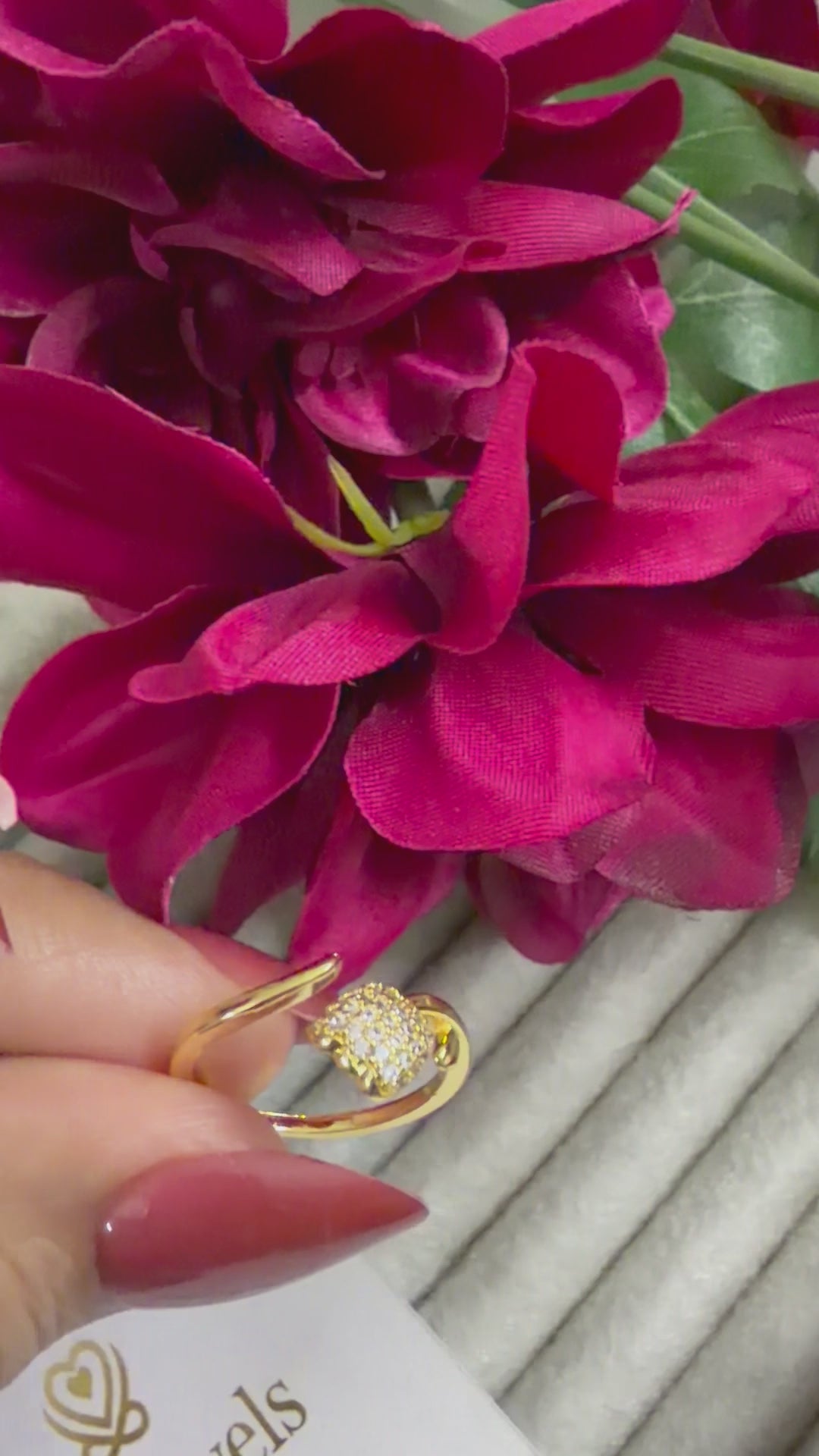 Adjustable Rose Ring