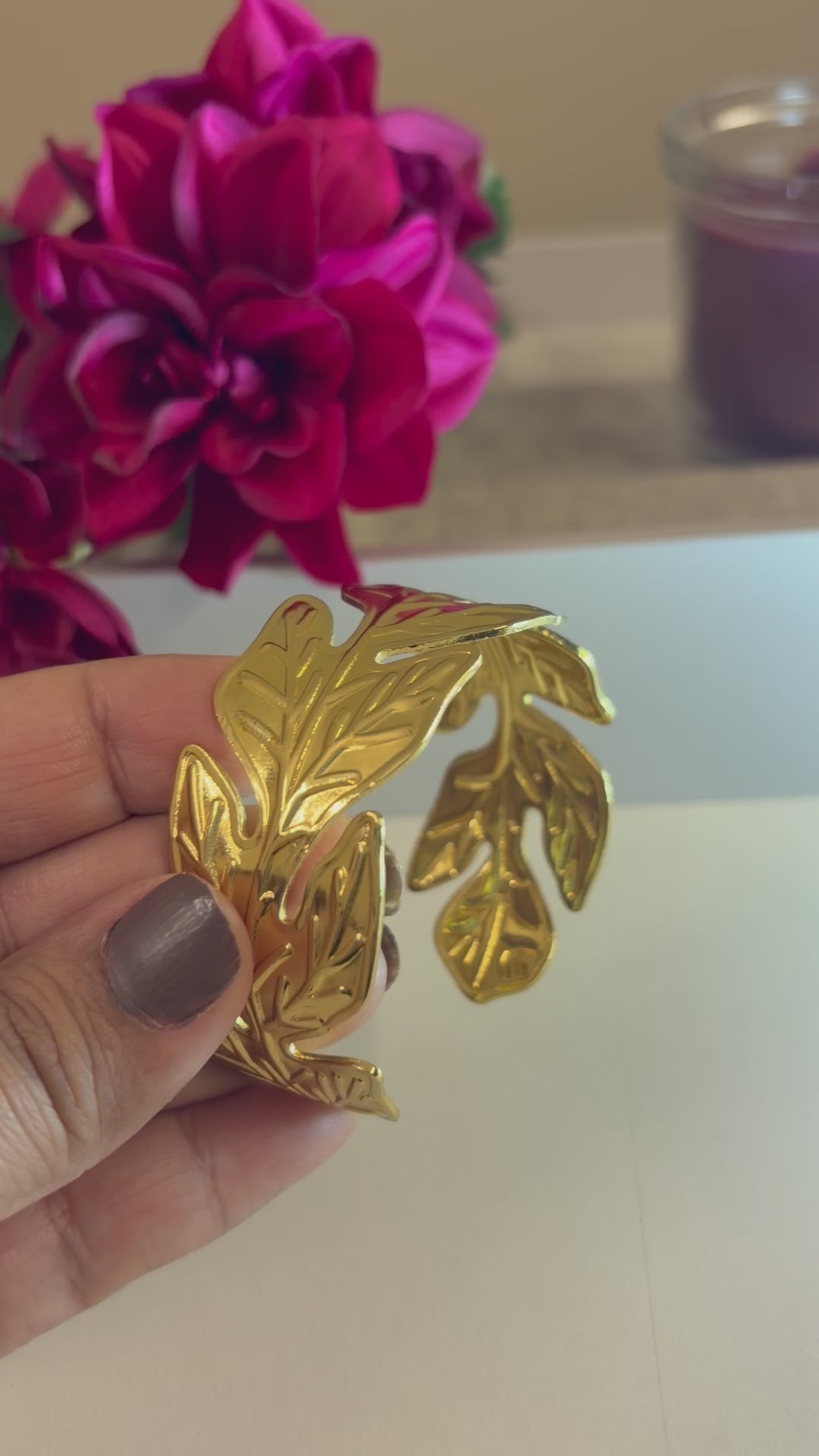 Nature Inspired Cuff Bracelet