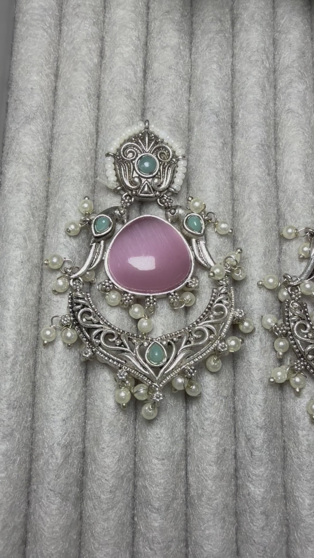 Antique Silver Statement Earrings